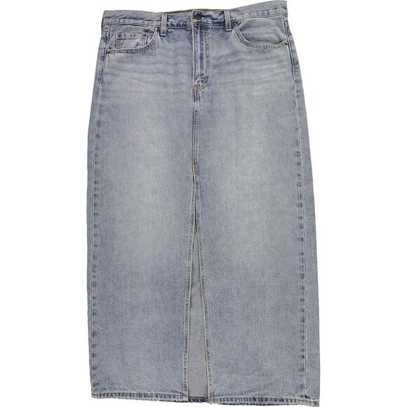Levi's Womens Jean Denim Skirt Blue NWT